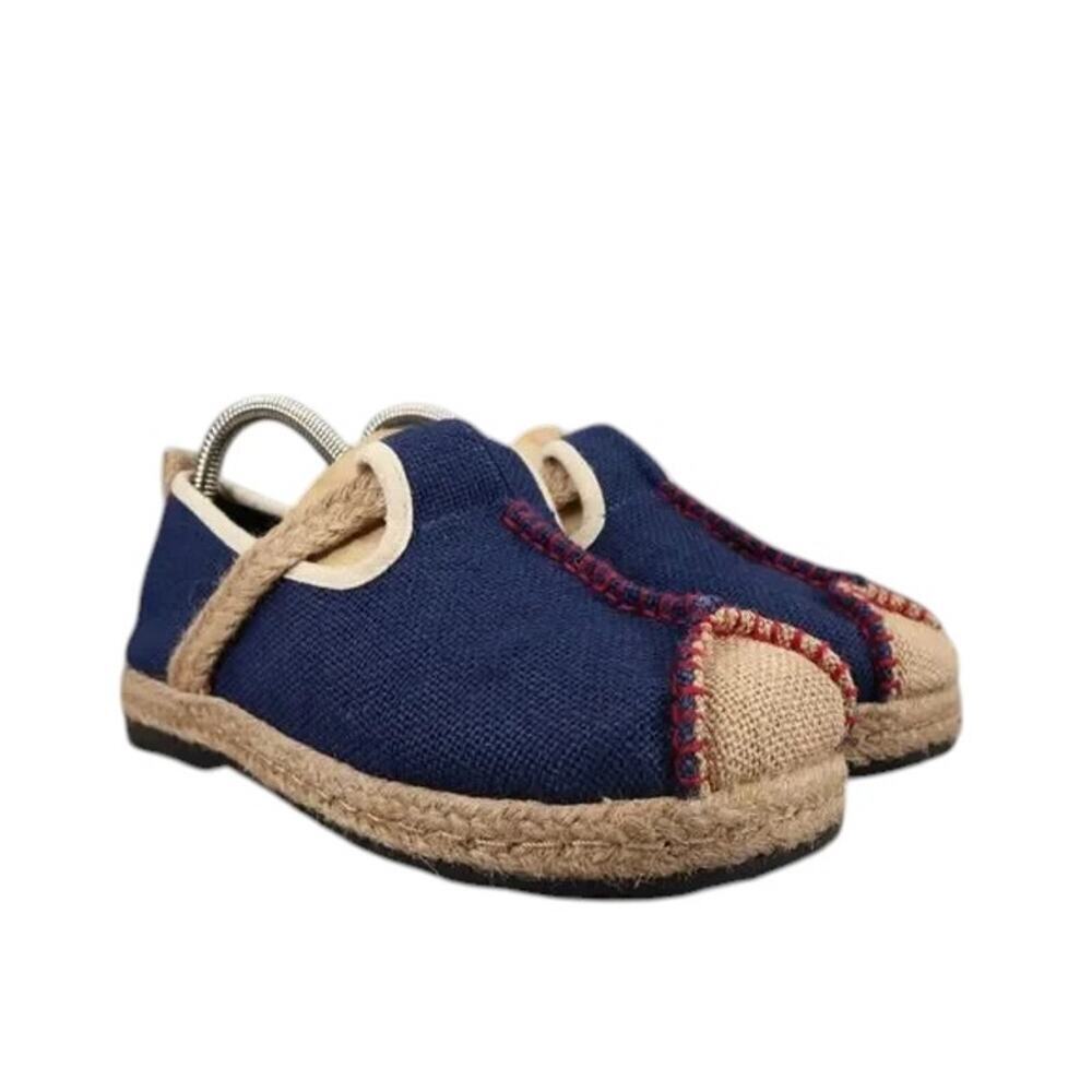 Women Shoe 38 Slip On Casual Boho Woven Espadrille Loafer Flat Classic Lifestyle